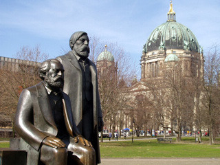 Karl Marx, Friedrich Engels, Berlin; Foto:2005rds